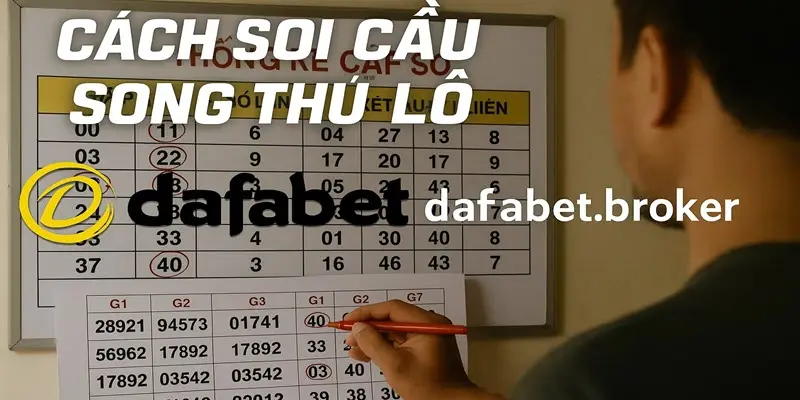Cách soi cầu song thủ lô