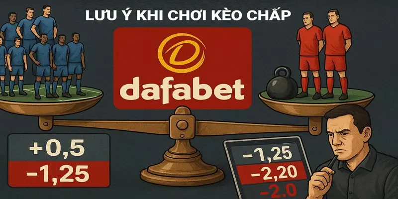 Lưu ý khi chơi kèo chấp