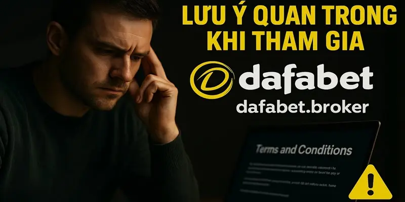 Lưu ý quan trọng khi tham gia