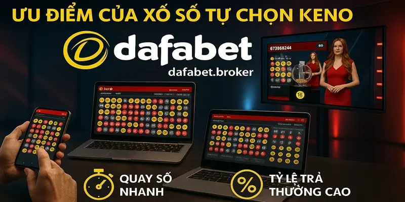 Ưu điểm của xổ số tự chọn Keno